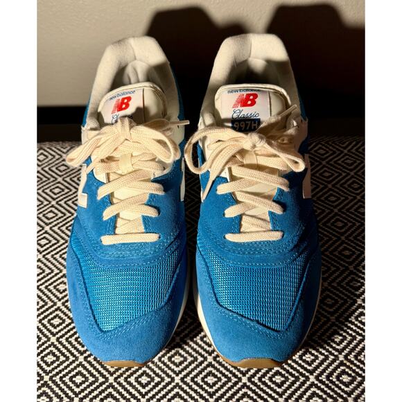New Balance 997H CM997HRP Blue White Men Size 8 Sneaker Shoes - Picture 3 of 9